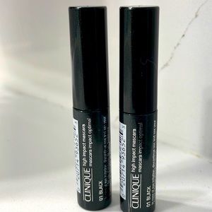 NWOT Set of 2 Clinique High Impact Black Mascara
